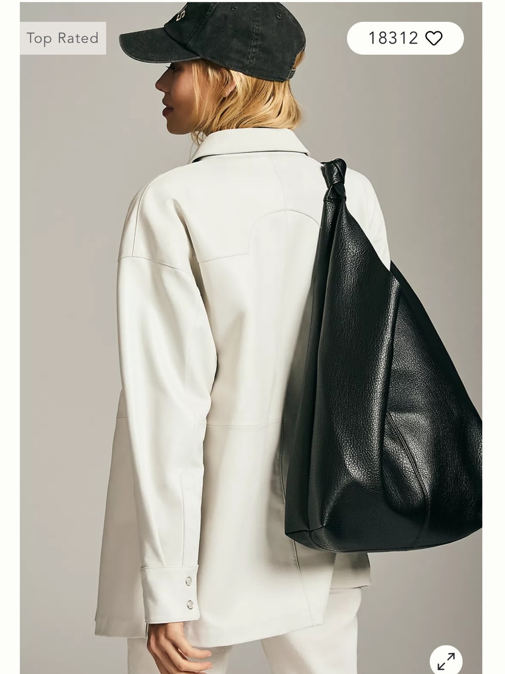 Anthropologie Love Knot Slouchy Bag